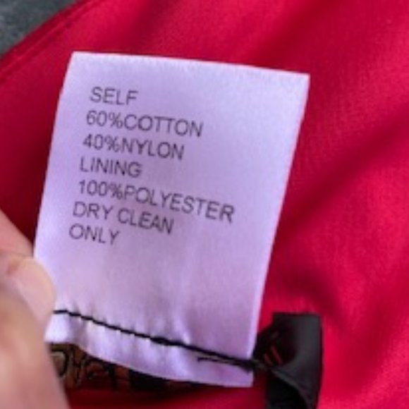 Tadashi Shoji Red Embroidered Cocktail Dress, V-neck, Bodycon, Holiday - Picture 6 of 11